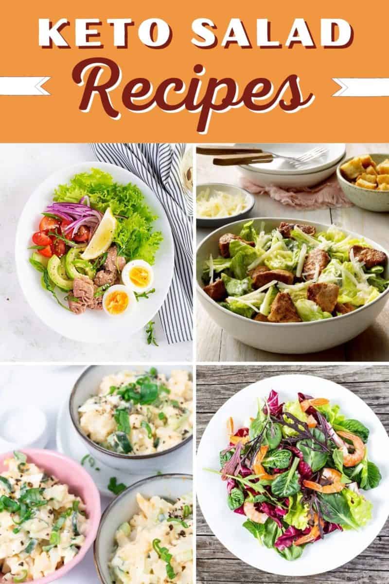 28 Keto Salad Recipes And Low Carb Salad Ideas - Keto Yum