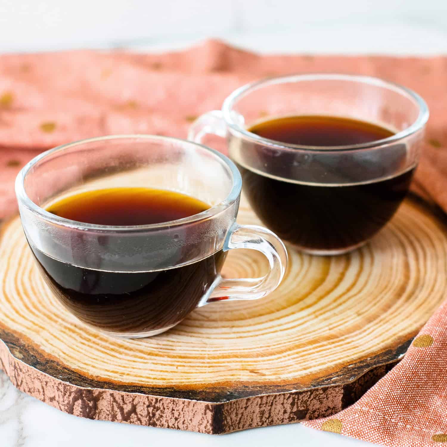 Unsweetened Black Coffee And Tea