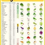 Keto Vegetable List