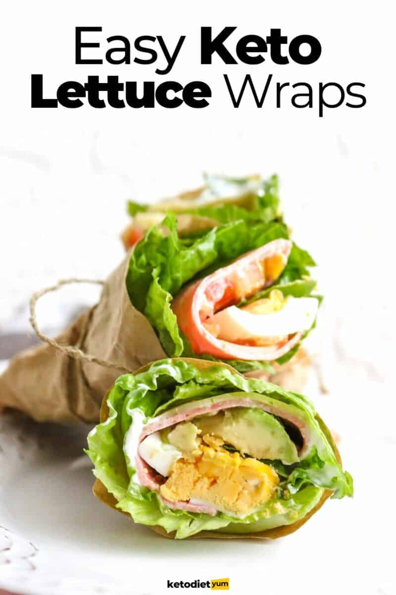 Easy Keto Lettuce Wraps (2.5g Net Carbs) - Keto Diet Yum