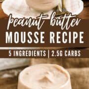 Best Low Carb Keto Peanut Butter Mousse