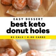 best keto donut holes recipe