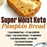 Keto Pumpkin Bread