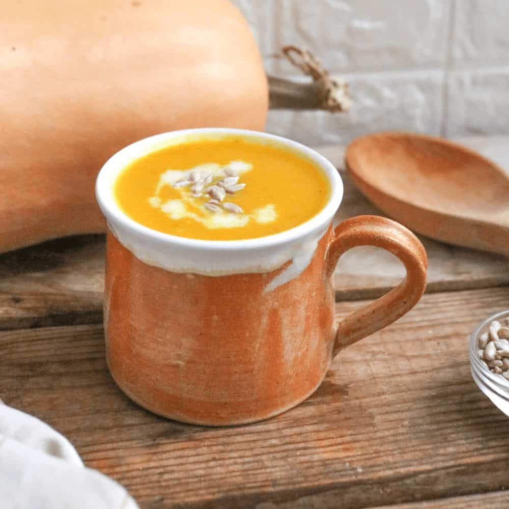 Creamy Keto Pumpkin Curry Soup - Only 4 Net Carbs Per Serving