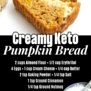 Keto Pumpkin Bread