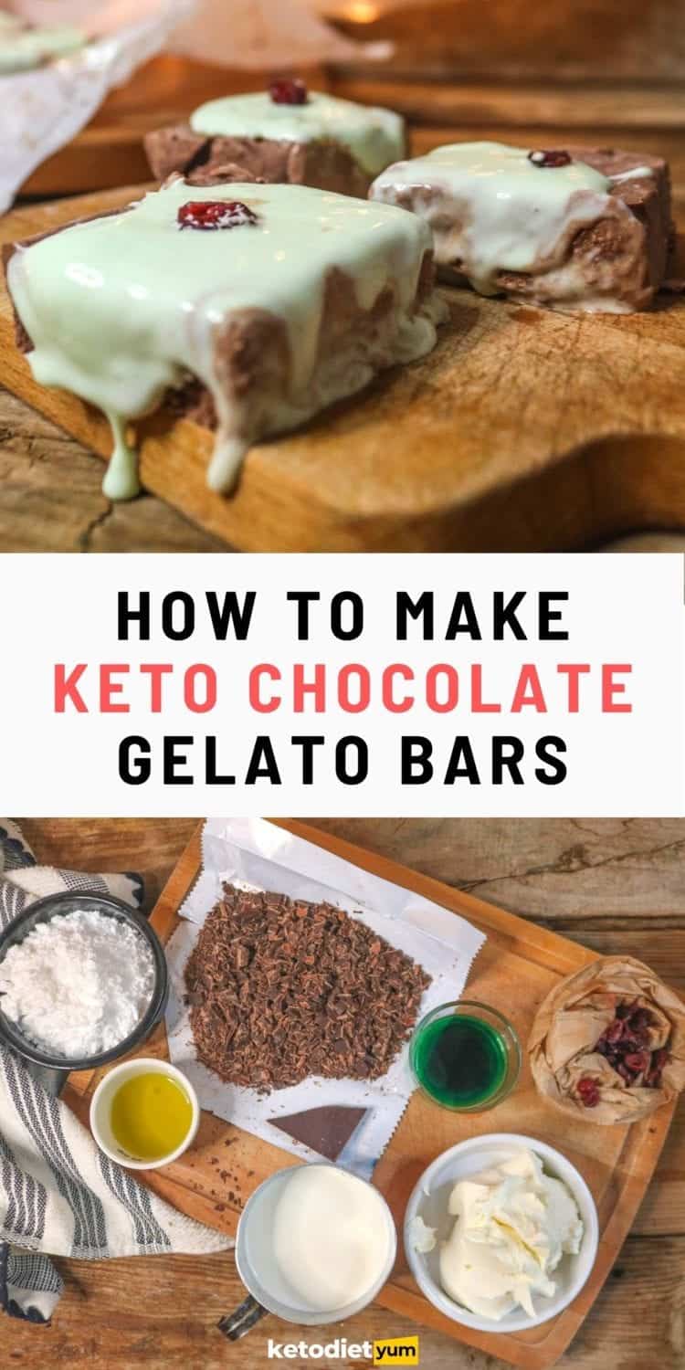 Keto Gelato Bars Recipe (Low Carb Ice Cream) Keto Diet Yum