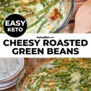 Oven Roasted Green Beans with Cheese