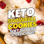 Keto Snowball Cookies Recipe