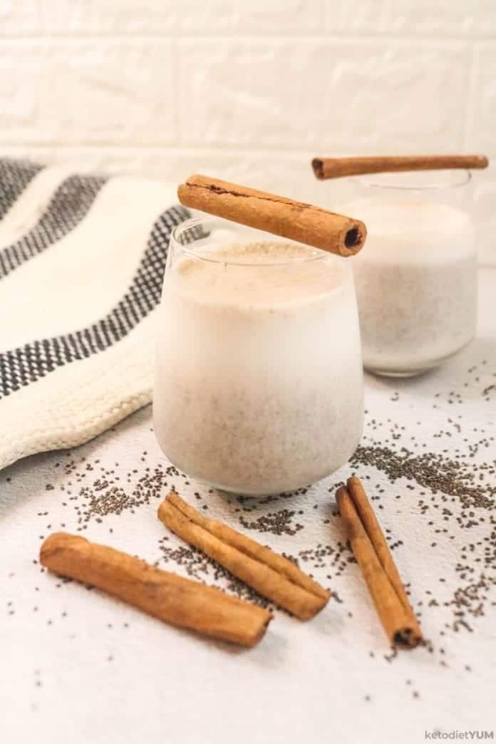 Low-Carb Creamy Cinnamon Smoothie (3.0g Net Carbs!) – Keto Diet Yum