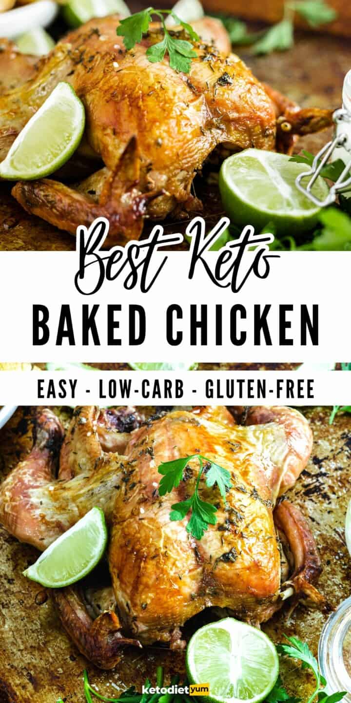 BEST Keto Baked Chicken (Juicy And Tender!) - Keto Diet Yum