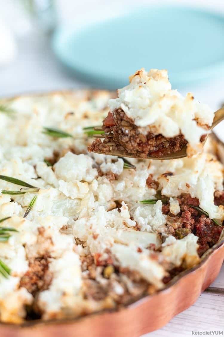 Easy Keto Shepherd's Pie Dinner Recipe | Keto Diet Yum