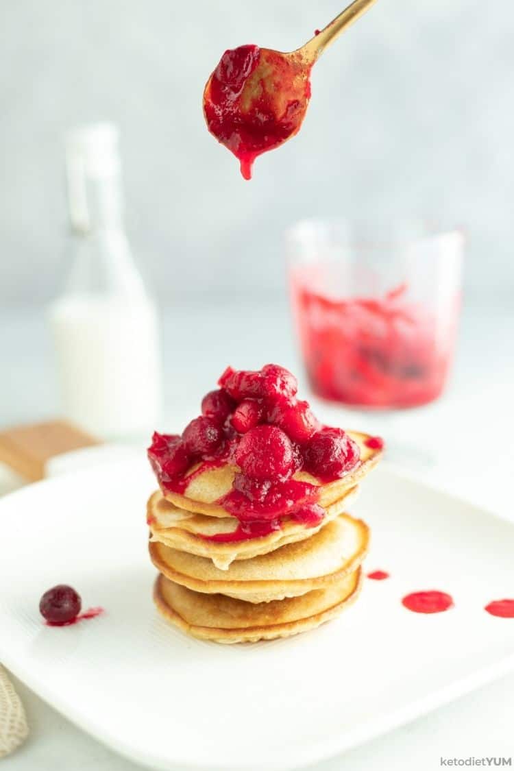 KetoDietYum Cranberry Keto Pancakes Recipe 3 1