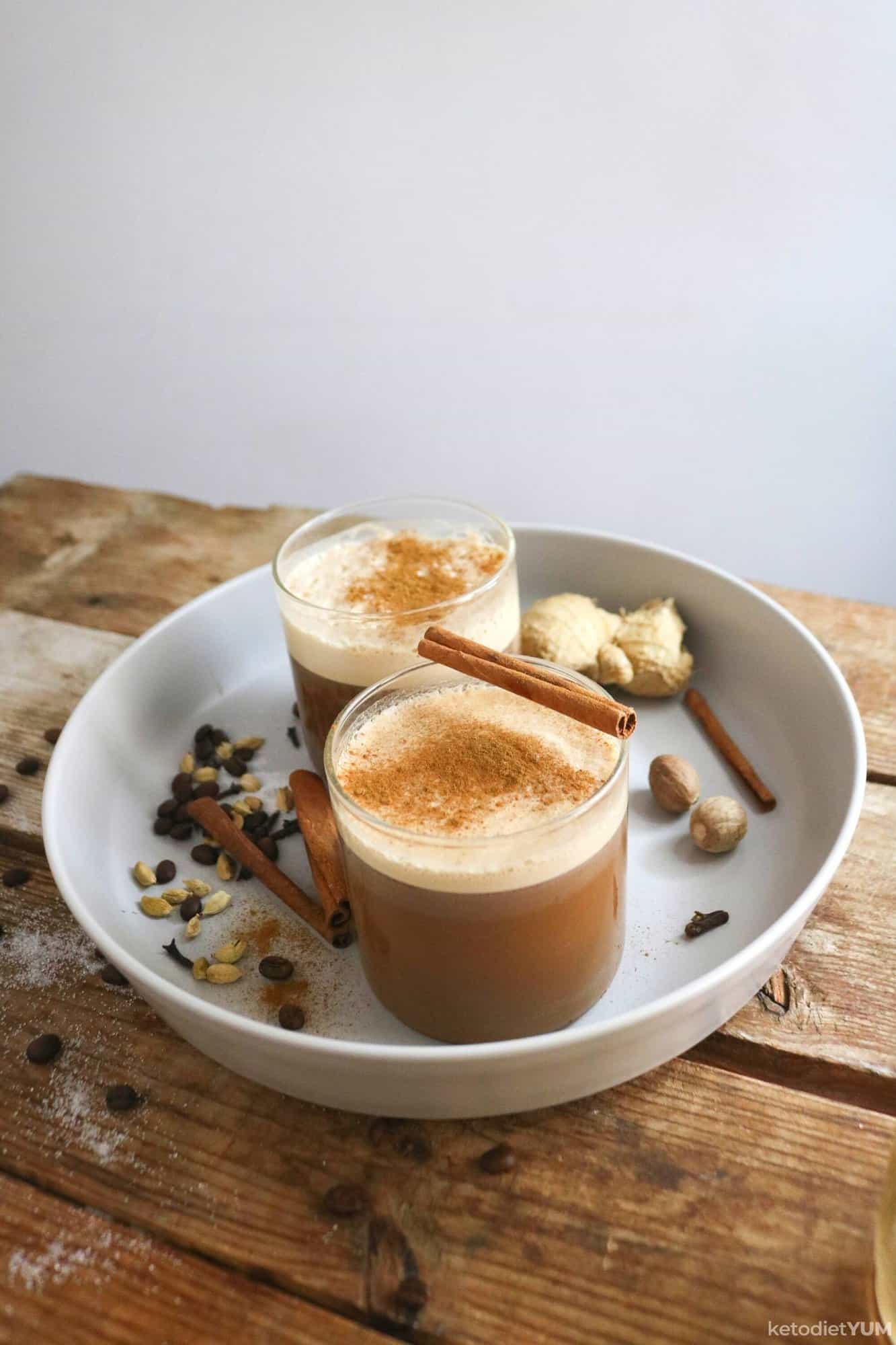 Keto Chai Tea Latte With Caffeine Hit - Keto Diet Yum