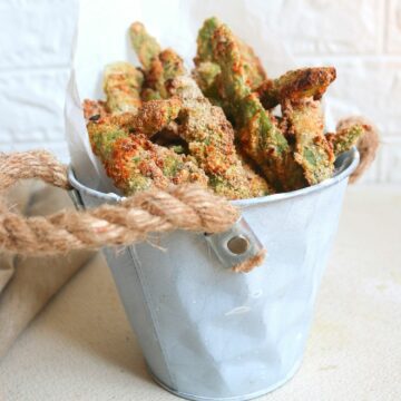 Crispy Baked Green Bean Fries