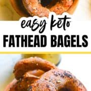 Easy Keto Fathead Bagels