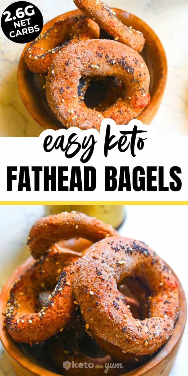 Easy Keto Fathead Bagels