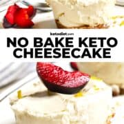 Easy Low Carb Best Keto Cheesecake Recipe (Low Carb Cheesecake)