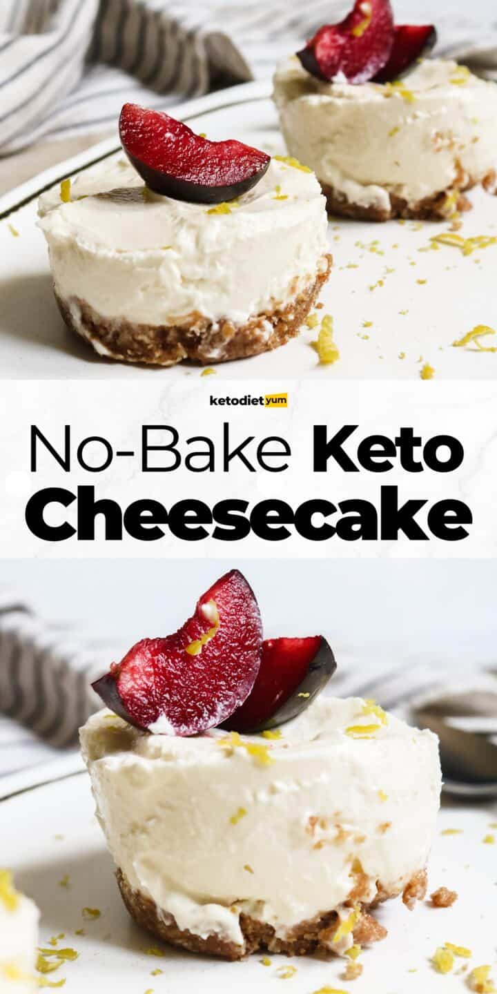 No Bake Keto Cheesecake