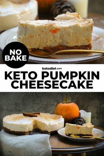 No-Bake Keto Pumpkin Cheesecake Recipe