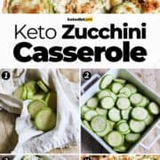 Keto Zucchini Casserole (Creamy and Cheesy)