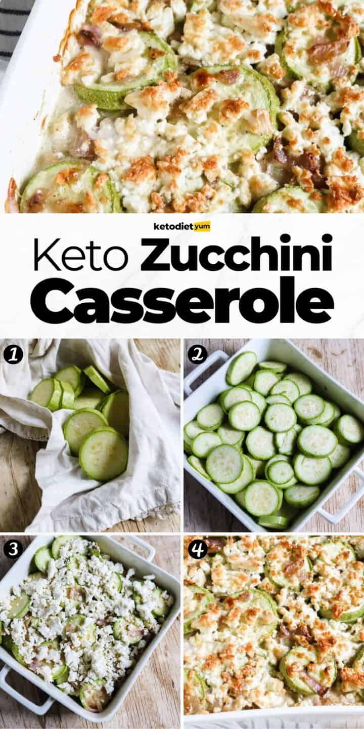 Keto Zucchini Casserole (Creamy and Cheesy)