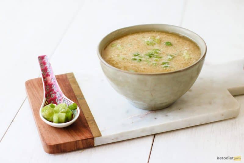 Easy Keto Egg Drop Soup Recipe (0.7g Net Carbs!!)