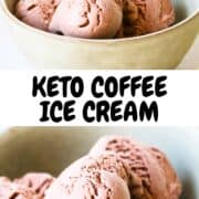 Easy Low Carb Keto Coffee Ice Cream Recipe