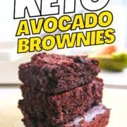 Keto Avocado Brownies Recipe