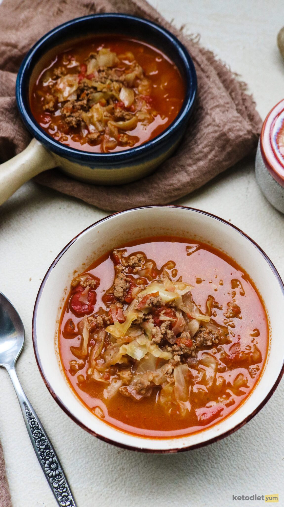 Tomato Cabbage Soup With Ground Beef (Keto & Gluten-Free)