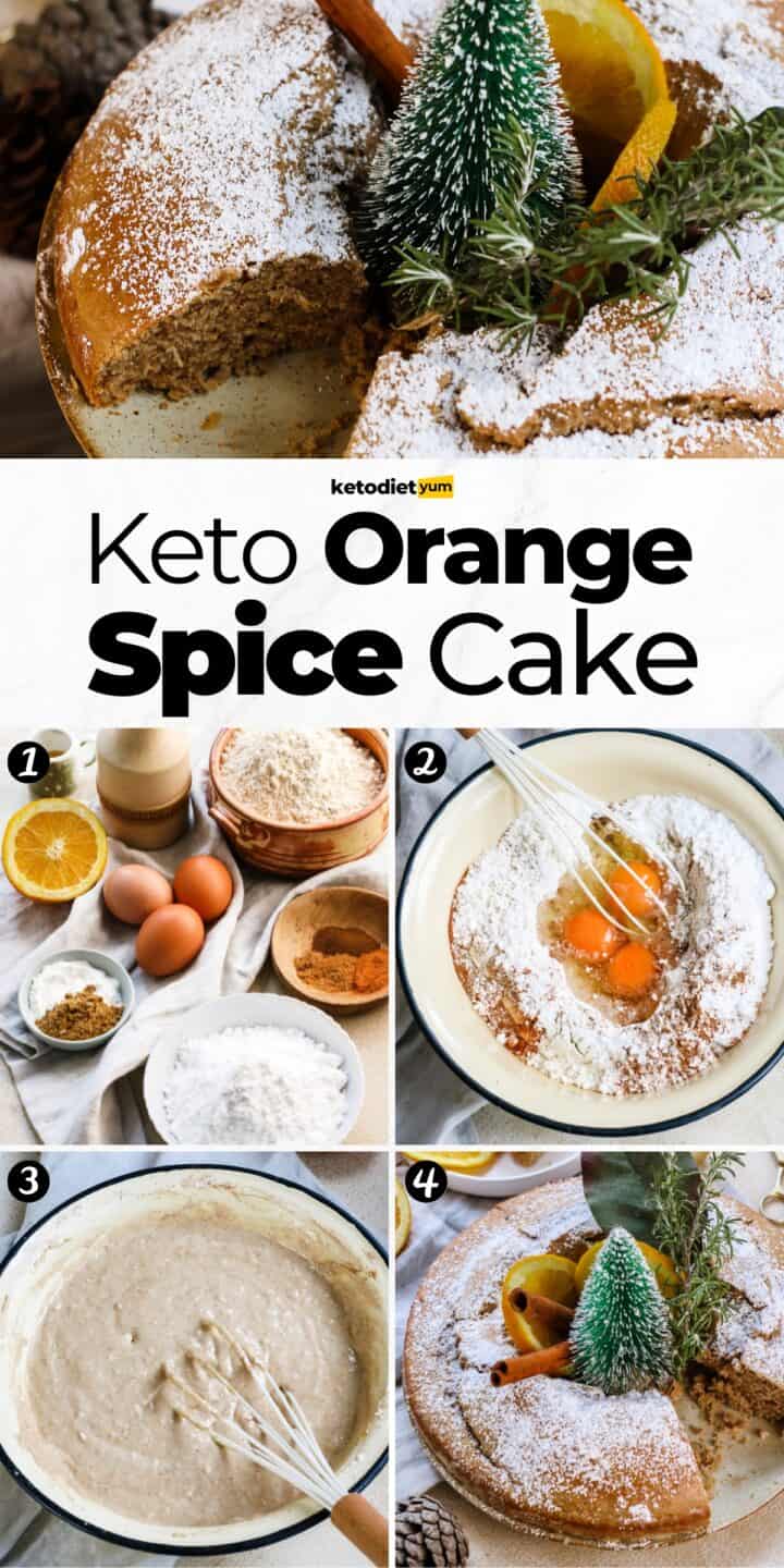 Keto Orange Spice Cake