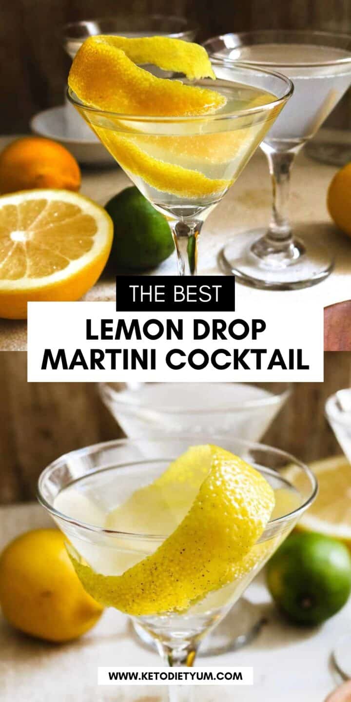 Keto Lemon Drop Martini