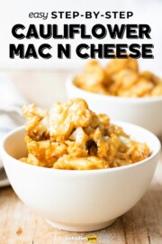 Keto Cauliflower Mac And Cheese - Quick & Easy Side!