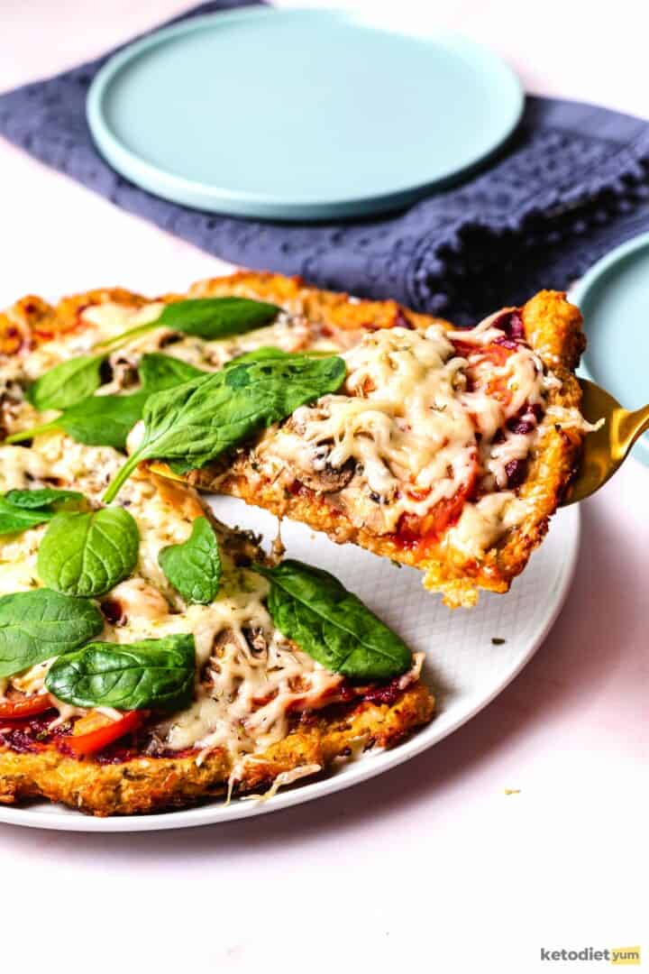 How To Make Cauliflower Pizza Crust Low Carb Pizza