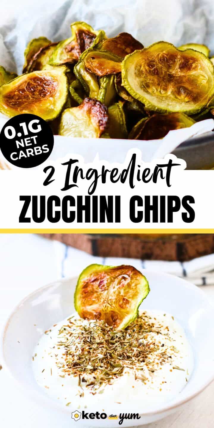 Low Carb Air Fryer Keto Zucchini Chips Recipe