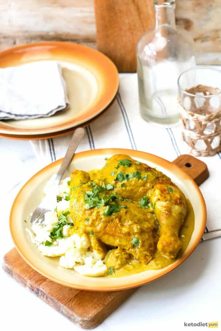 Easy Chicken Thigh Curry (Low Carb, Keto)