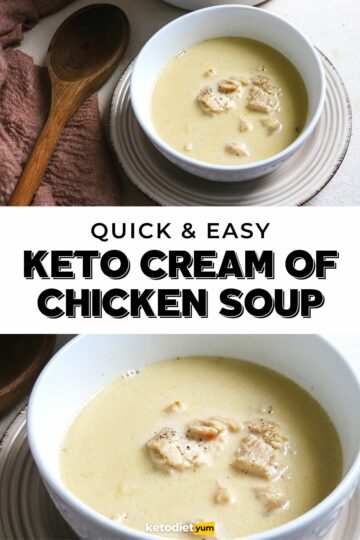 Easy Keto Cream Of Chicken Soup