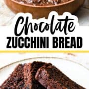 Easy One Bowl Chocolate Zucchini Bread