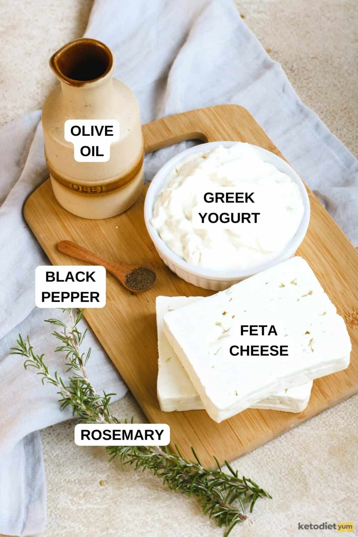 Easy Keto Feta Cheese Dip 3 Ingredients 