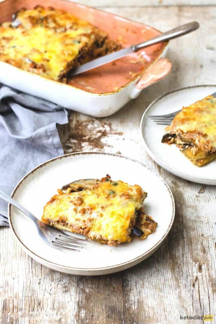 Easy Keto Eggplant Lasagna (Low Carb Lasagna)