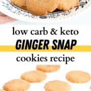 Keto Ginger Snap Cookies