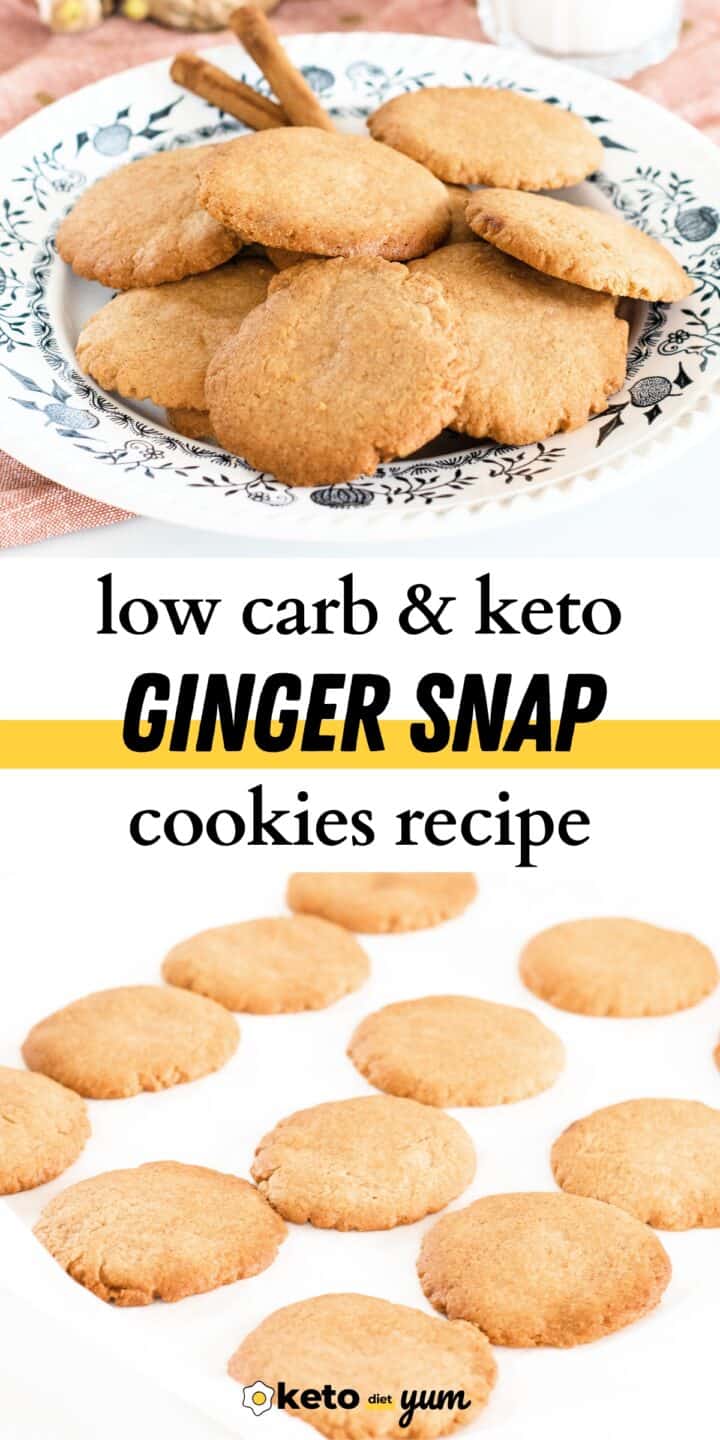 Keto Ginger Snap Cookies