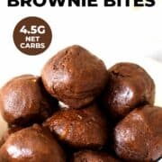 3-Ingredient No Bake Brownie Bites