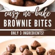 Low Carb Keto 3-Ingredient No Bake Brownie Bites