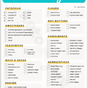 Ultimate Printable Keto Pantry List