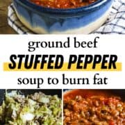 Keto Stuffed Pepper Soup for Weight Loss