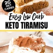 Low Carb Keto Tiramisu Recipe (Gluten Free and Sugar Free)