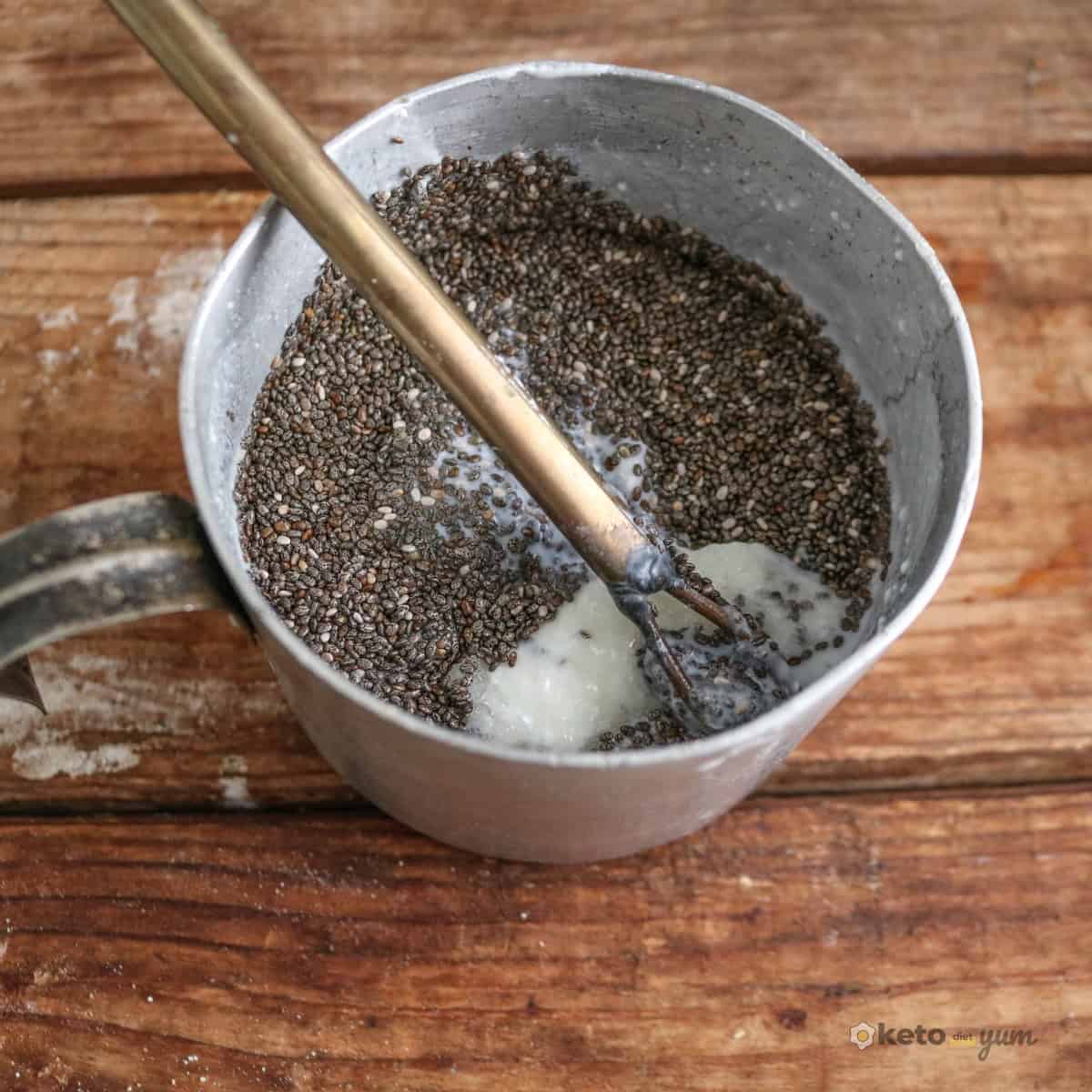 Keto Cacao Chia Pudding