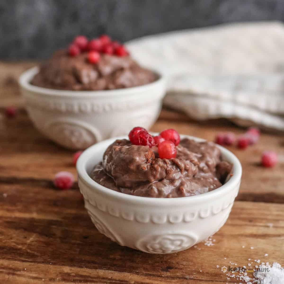 Keto Cacao Chia Pudding