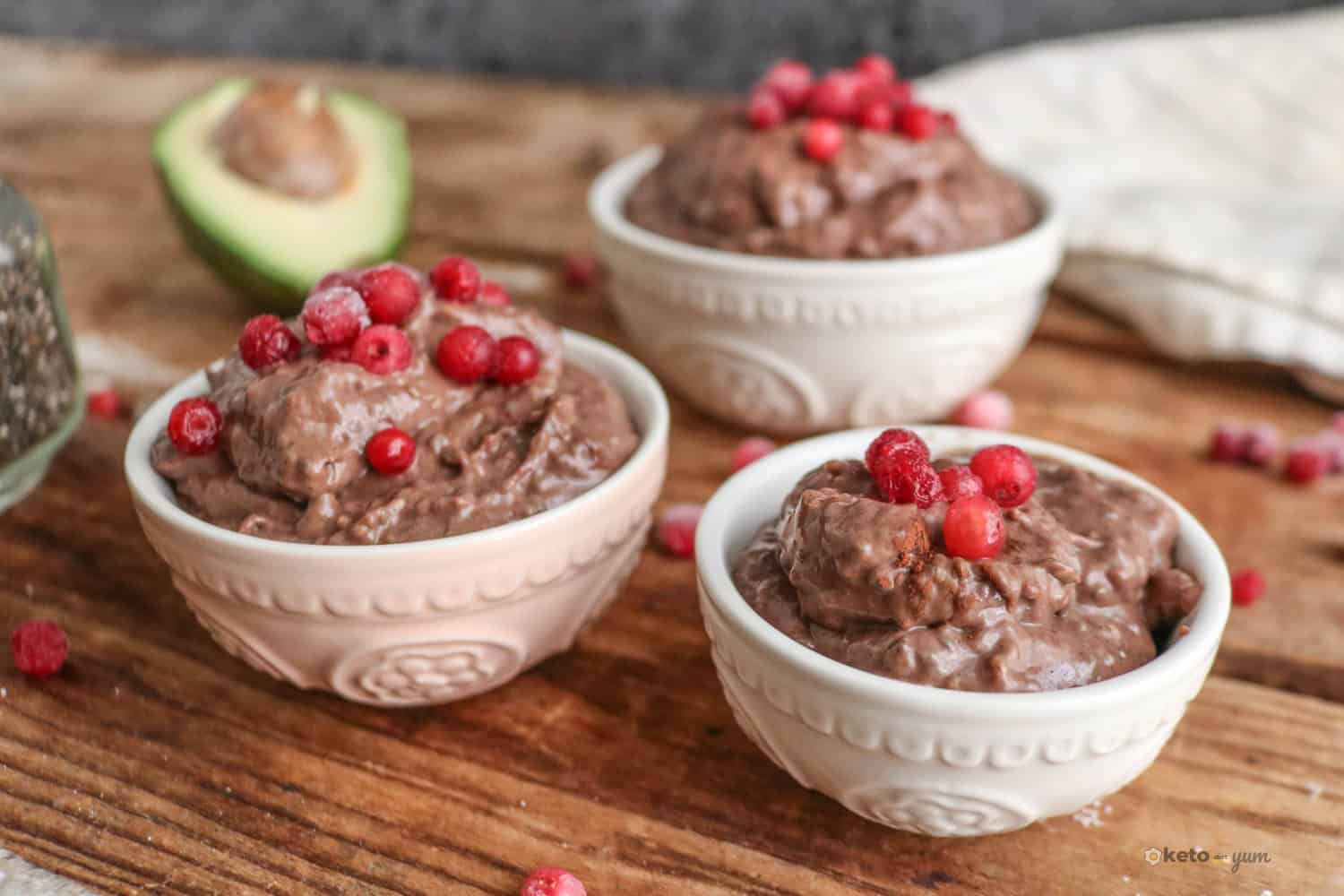 Keto Cacao Chia Pudding