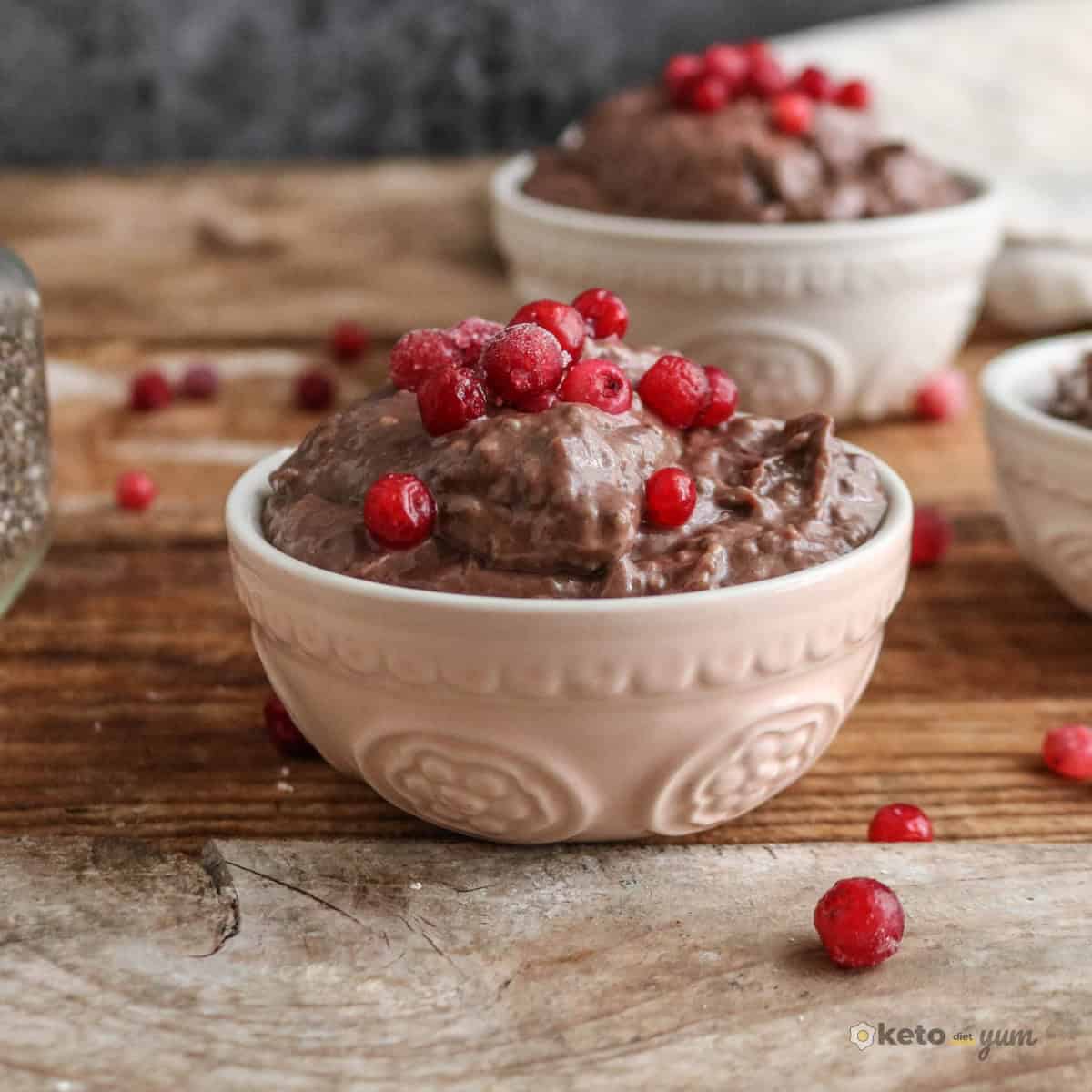 Keto Cacao Chia Pudding